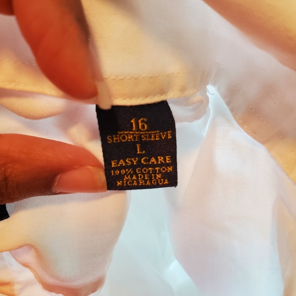 Club Room Regular Fit Short Shirt Size Large - Picture 6 of 7